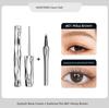 Sanqitang Eyelash Base Cream Waterproof Long Curling Not Smudge Natural Long Lasting Hair-Styling Steel Tube Mascara for Women