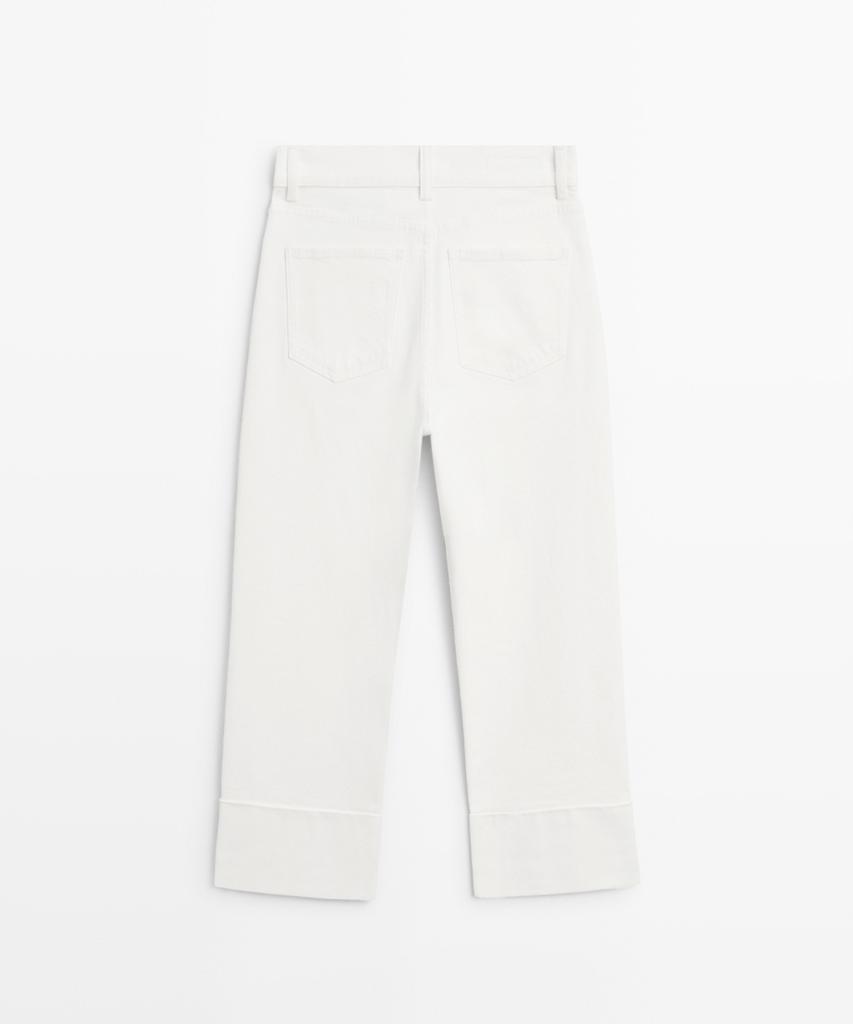 Masimodutti Mid-Rise Capri Pants