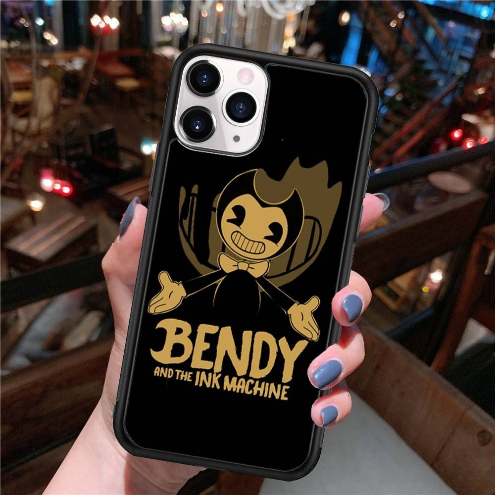 

Game B-bendy And The Ink M-machine Phone Case Silicone PC+TPU For For IPhone 11 12 13 14 15 16 Plus Pro Max Cover iPhone 14