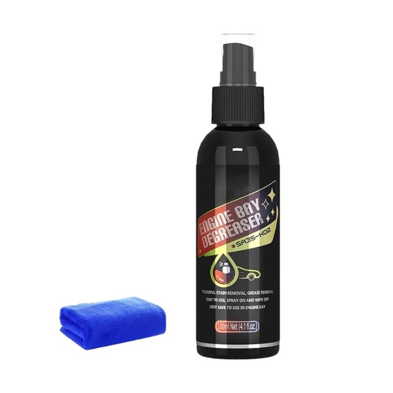 Multipurpose Vehicle Engine Cleaner Powerful Oil Removal Solution Safe Grease & Stain Remover for Engine Bays