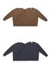 Men's Silver Fox Velvet Warm Round Neck Sweatshirt - Loose, Casual, Plus Velvet, Thickened for Autumn/Winter.
