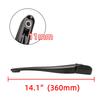 Windscreen Wiper Blade & Rear Wiper Arm Kit For Citroen C2 2002--2013 Rear Wiper Arm Blade Car Accessories