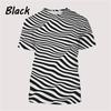 Geometric Dizziness Pattern 3D Printed T-shirt for Summer Fashion Trend Short Sleeved Top Men's Psychedelic Casual Round Neck Streetwear