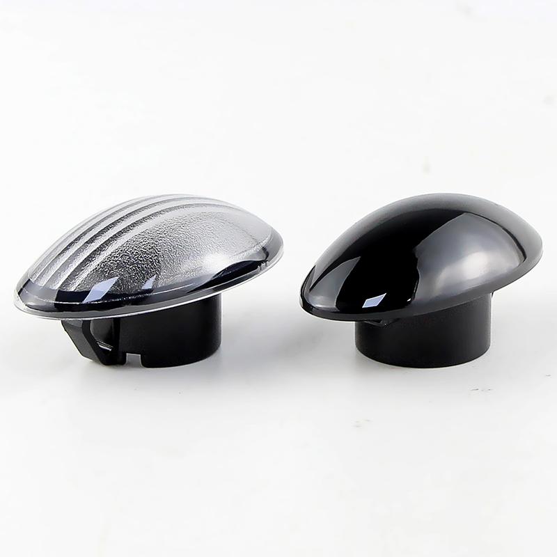 2PCS No Bulb Car Front Side Marker Turn Signal Lamp Housing Covers For Mini Cooper R50 2002-2006 R52 2004-2008 R53 2002-2006