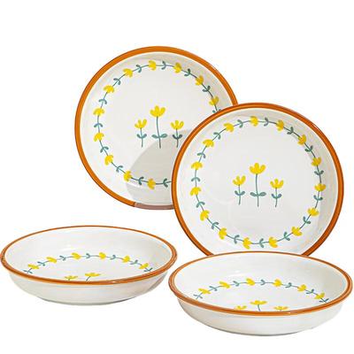 Peierson Nordic Underglaze Ceramic Dinner Plates