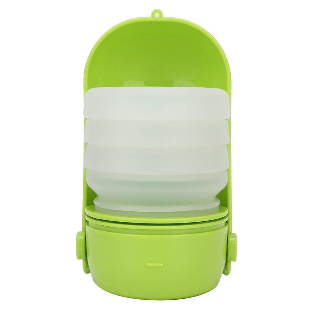 350ml Silicone Pet Outdoor Travel Portable Folding Drinking Water Bottle Kettle for Dogs Cats