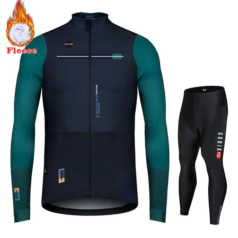 Vêtements de cyclisme d'équipe de course, Hiver, 2026 Ensemble de vêtements de cyclisme en laine pour homme, Ensemble de maillot de VTT Ciclismo