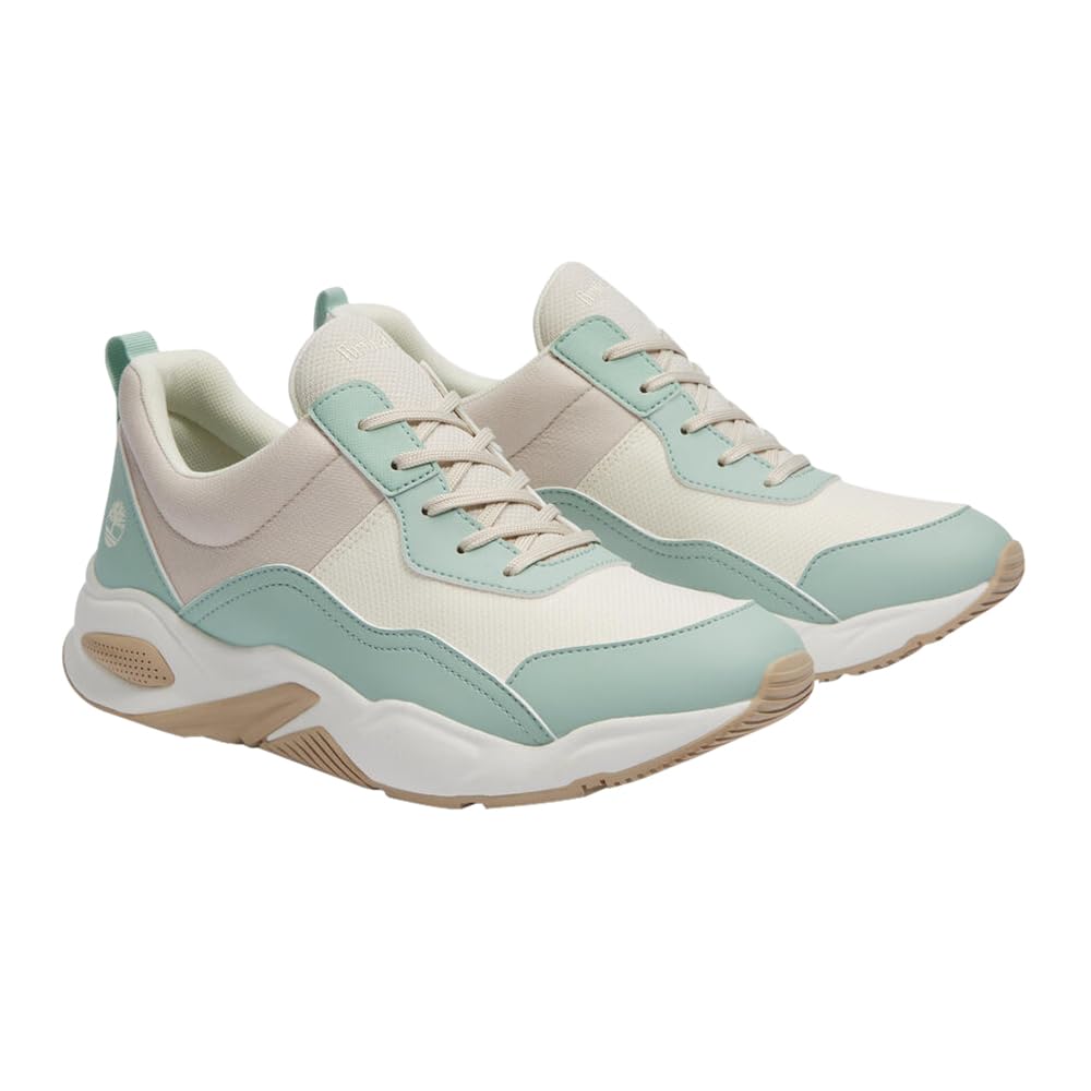 

Timberland Delphiville Low Light Size Size Sneakers, Women s, Green, 8.0 (TB0A4218EX01), 25.0cm