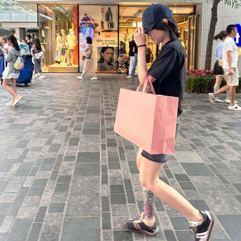 Warm Wool Knit Beanie Hat Women Men Winter High Top Adjustable Skull Cap With Square Patch