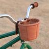 Biciclette per Bambini Cesto Nastri Campanelli Bici con Adesivo Manubrio Anteriore Staccabile Cesto Bici Decorazione Resistente