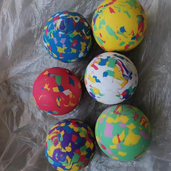 70mm EVA Foam Sponge Ball - Children's Toy for Kindergarten, Throwing & Entertainment, Colored & Durable
