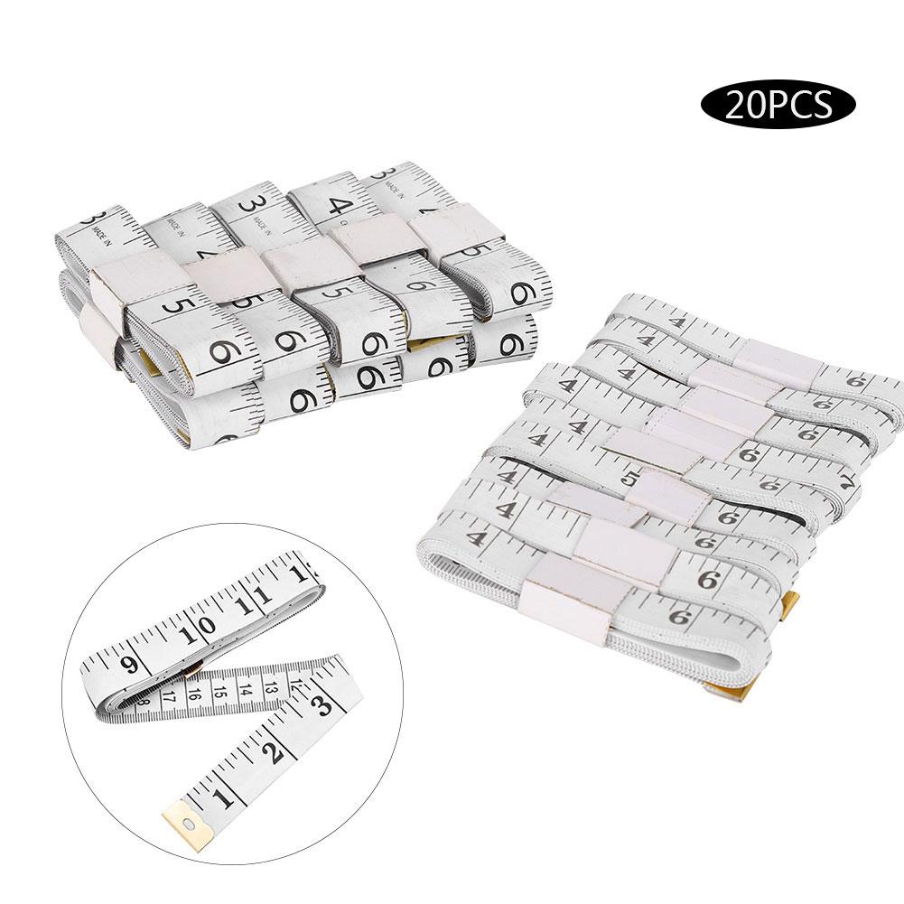 20 Stück Doppelskala Körper Nähmessung Flexibles Lineal Schneider Weiches Maßband