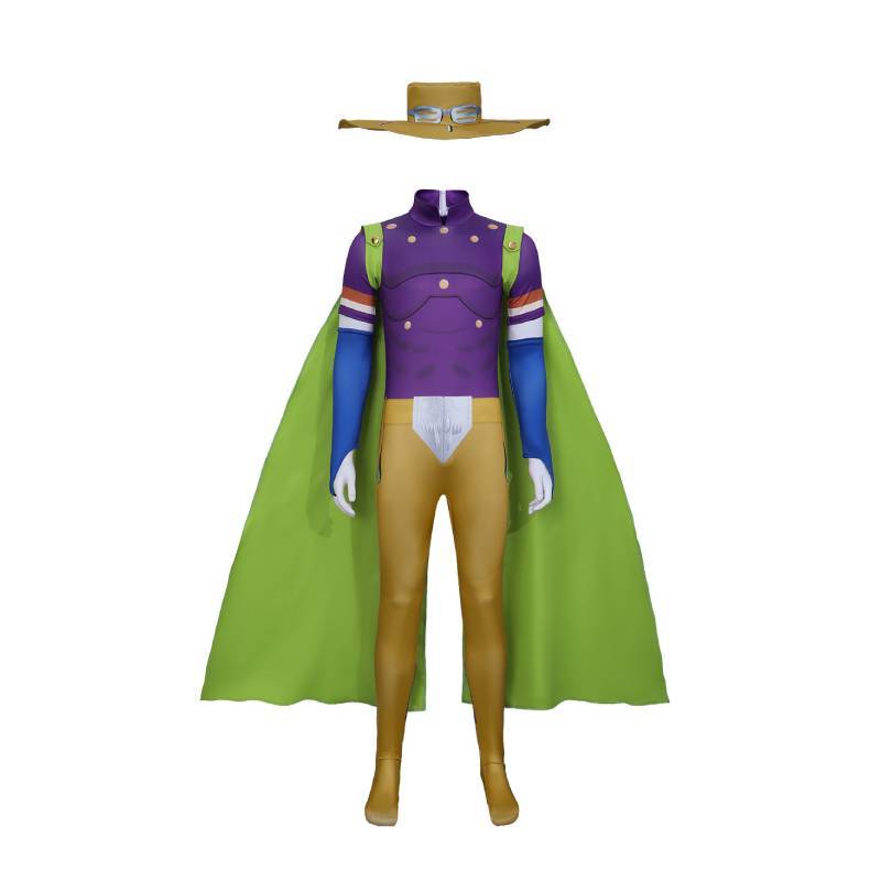 Jojos Bizarre Adventure Julius Caesar Zeppeli Cosplay Anzug Mit Kapuze Und Mütze Für Anime Rollenspiel