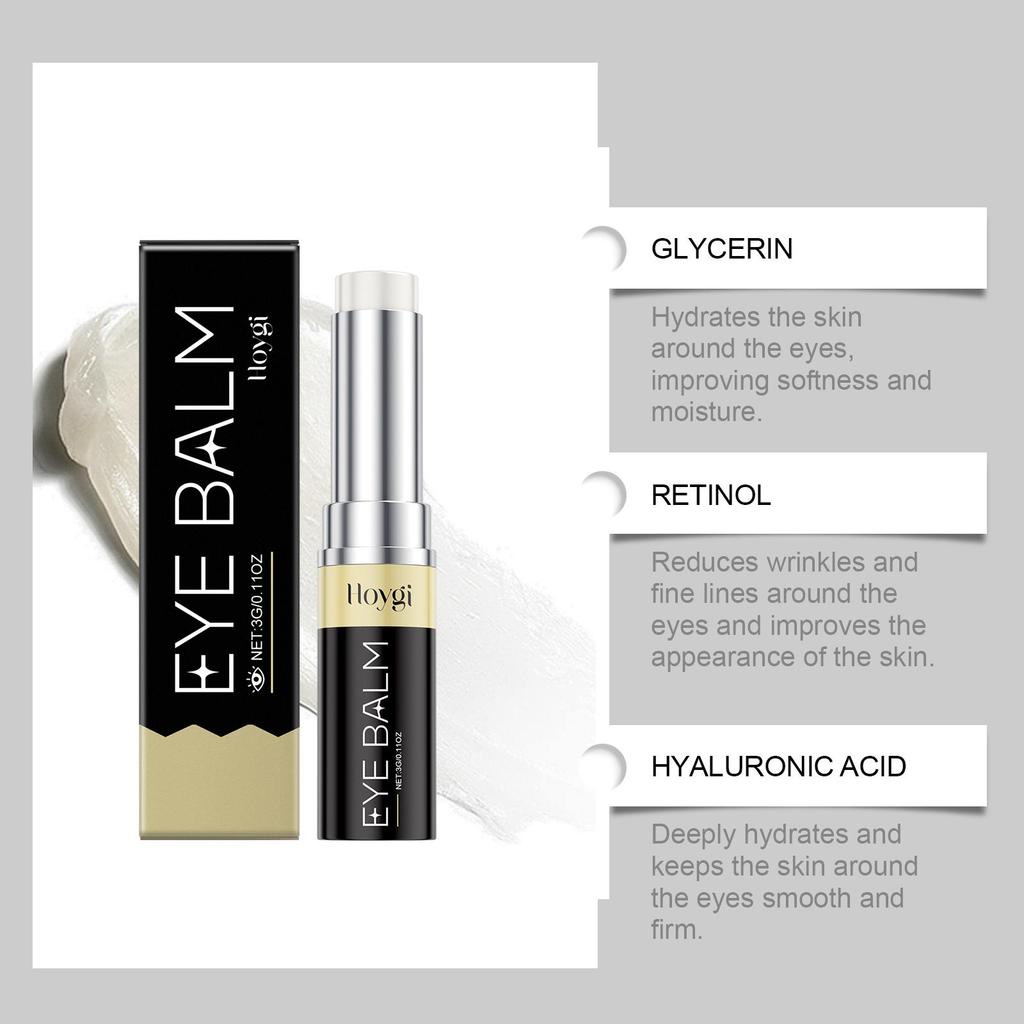 Hoygi Retinol Eye Cream Firming Skin Around Eyes Improve Eye Bags Smooth Fine Lines Reduce Dark Circles Nourishing Balm Stick