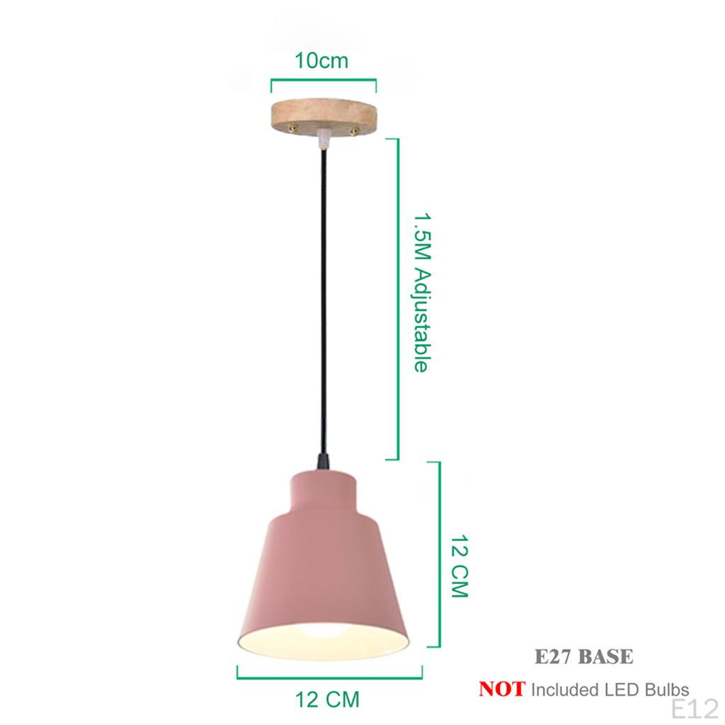 Pendant Lamp Shade Adjustable Light for Bedside Pub Decoration