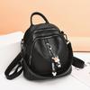 Soft Leather Backpack Travel Small Backpack Dual-purpose Large-capacity Schoolbag Single Shoulder Middle-aged Women Handbag Bags