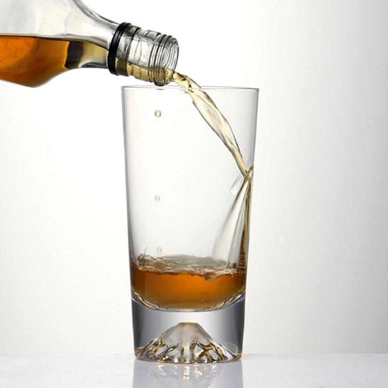 310ml/350ml Creative Iceberg Cup Household Trendy Fuji Mountain Water Cup Exquisite Cocktail Glass Luxury Wine Glass Drinkware