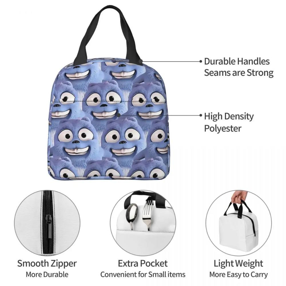 Grizzy And The Lemmings Insulated Lunch Bag for Kids School Cooler Thermal Food Box Tote Portable Lunch Boxes Container