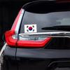 3 Stück Autoaufkleber Koreanische Flagge Vinyl-Aufkleber Fahrzeugzubehör Für Hyundai IX35 Kia Ssangyong Renault Samsung Genesis Spirra