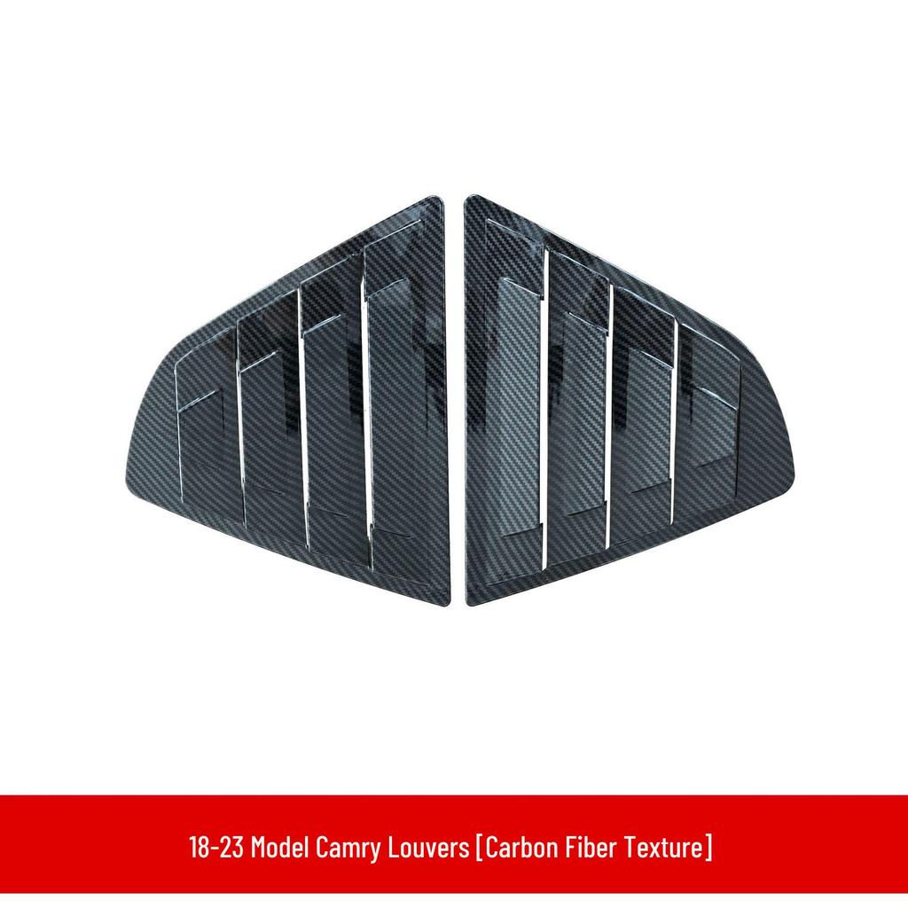 18-20 Gen 8 Camry Front Lip, Side Skirts, Rear & Top Spoilers, Louvers