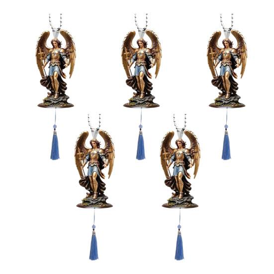 Car Angel Ornament Acrylic Flat Hanging Decor with Lanyard Reusable Holiday Pendant for Rearview Mirror Window Wall Tree Gift Decoration