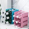 2025 New Refrigerator Drawer Beverage Box Anti-Fall Stackable Storage Rack Glass Beer Bottle Drink Holder Can Dispenser Space Sa