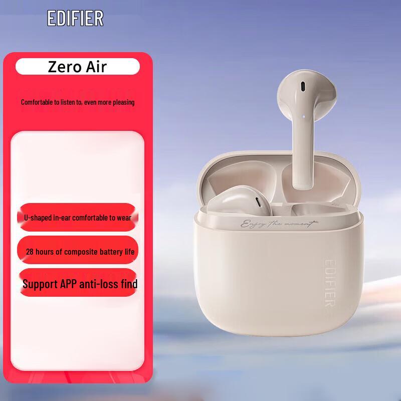 Edifier Zero Air True Wireless Half-In-Ear Bluetooth Earbuds