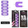 VIETNAM Nail Polish Protector Tips Cover Edge Anti-Flooding Plastic Template Clip Manicure Tools Set Nail Tools (1 PACK-10 STRIP)