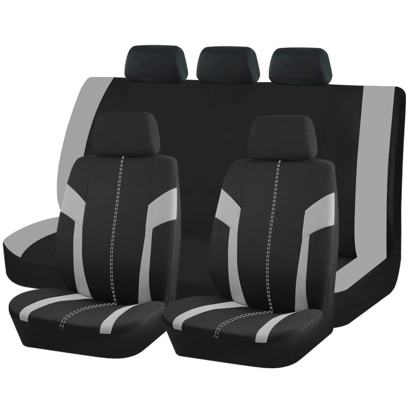 AUTO PLUS housses de siège de voiture universelles adaptées à la plupart des voitures SUV camion housses de siège en tissu maille respirant