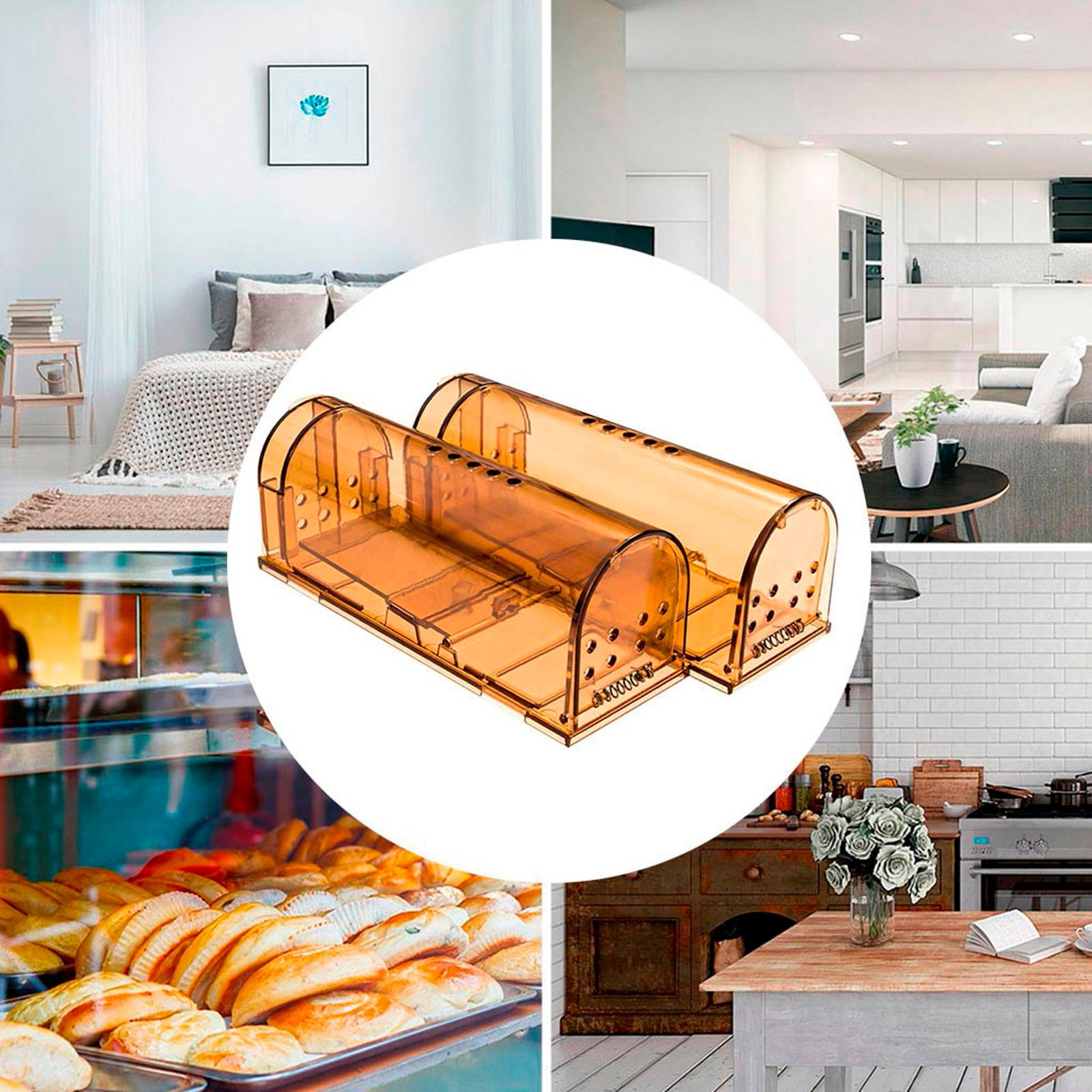 

Гуманная мышеловка из 2 предметов, живая ловля и освобождение умных многоразовых мышей, не убивающих животных