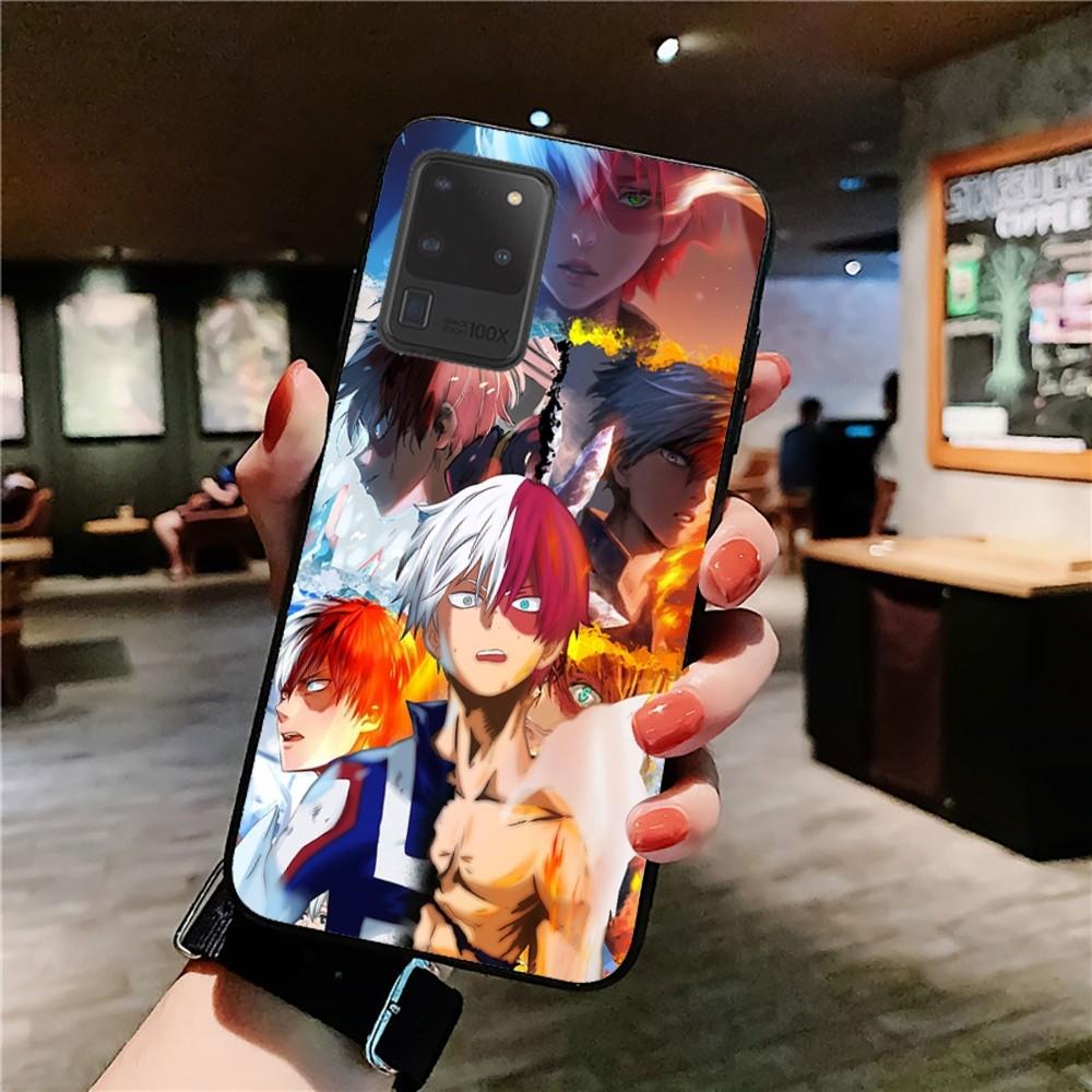 My Hero Academia Shoto Todoroki Handyhülle Für Samsung S 9 10 20 21 22 23 30 23 24 plus lite Ultra FE S10lite Fundas