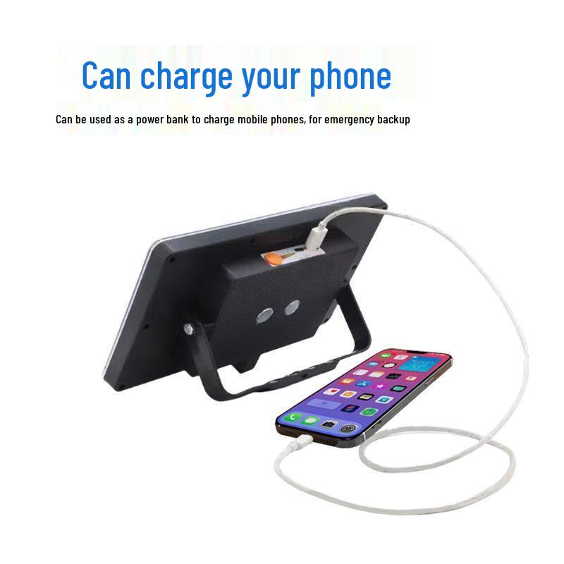 Rechargeable LED Stall & Outdoor Emergency Light with Strong Beam and Bracket