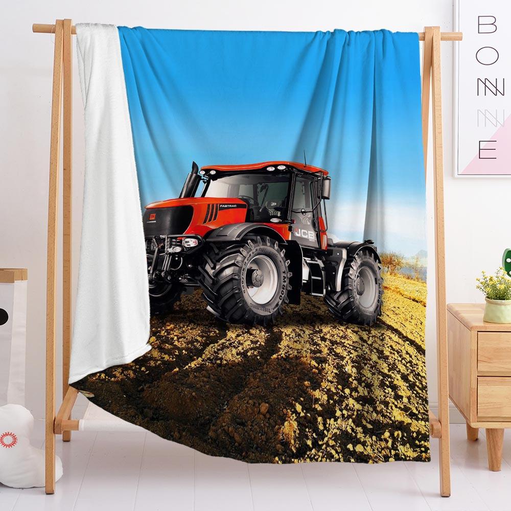 Blanket Car Locomotive Flannel Blanket Digital Printing Nap Blanket