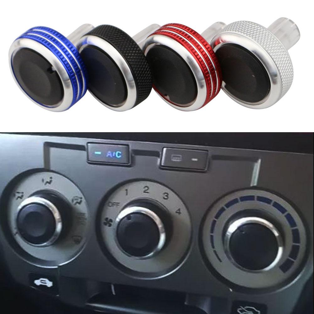 For Honda City 2003-2007 Jazz Fit 2003-2007 Crider AC Knobs 3Pcs Air Conditioning Knob Heat Control Switch Button Accessories