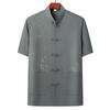 Men's Sets (Shirt + Trousers)  Summer Men Shirt Short Sleeve Shirts Male Two Piece