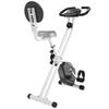 Exercise Bike Bicycle Trainer with 8-Level Adjustable Magnetic Resistance Height-Adjustable Steel Black+Grey