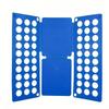 Blue Plastic Shirt & T-Shirt Folder Organizer with Multiple Compartments - 26.16x22.61x3.05 Cm Space-Saving Clothes Folding Board for Wardrobe