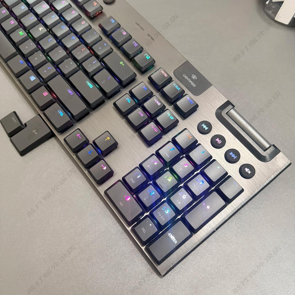 Vhodné pro mechanickou klávesnici Logitech G913 G913TKL G915 G813 G815, klávesy, US a evropské verze, průhledné klávesy