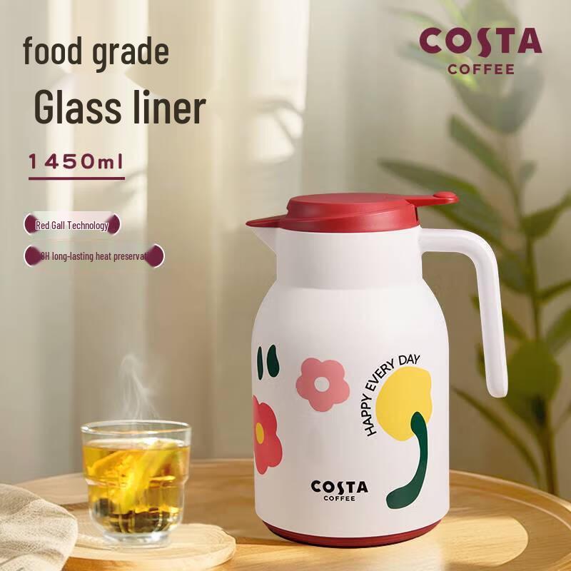 COSTA Floral Insulated Hot Water Kettle