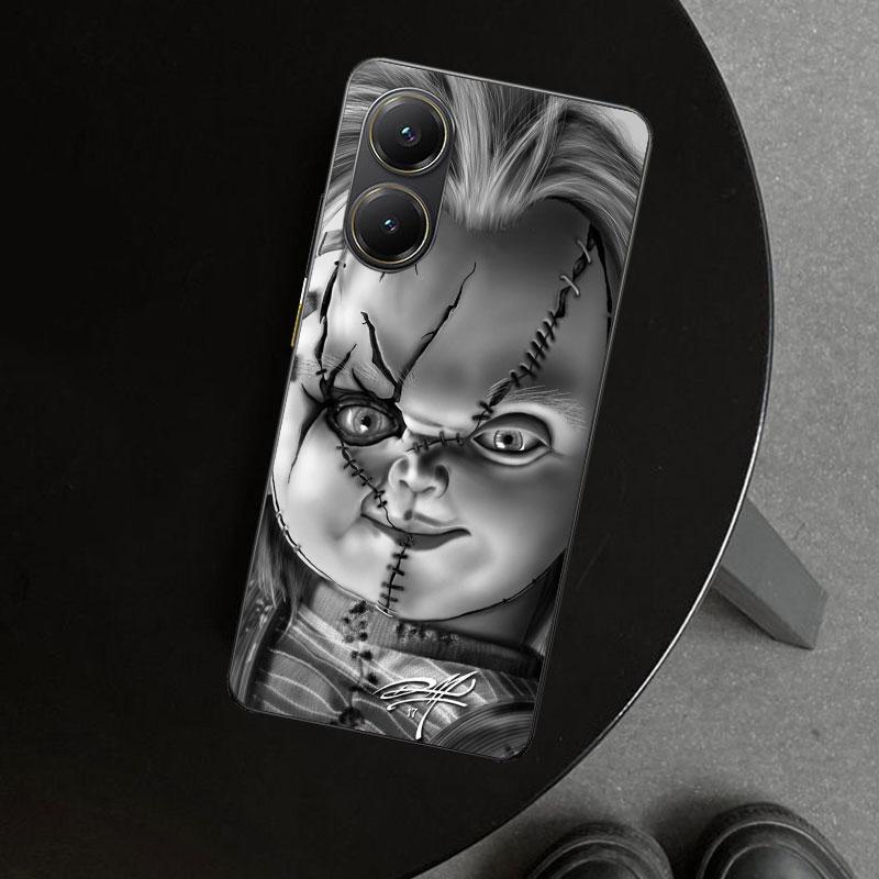 Chucky Doll Horror Movie Phone Case Cover for Xiaomi Poco X6 X5 X7 Pro F7 Ultra Redmi 15C 15 13C 13 12C 12 10C 10 10A 9C 9A 9T 9