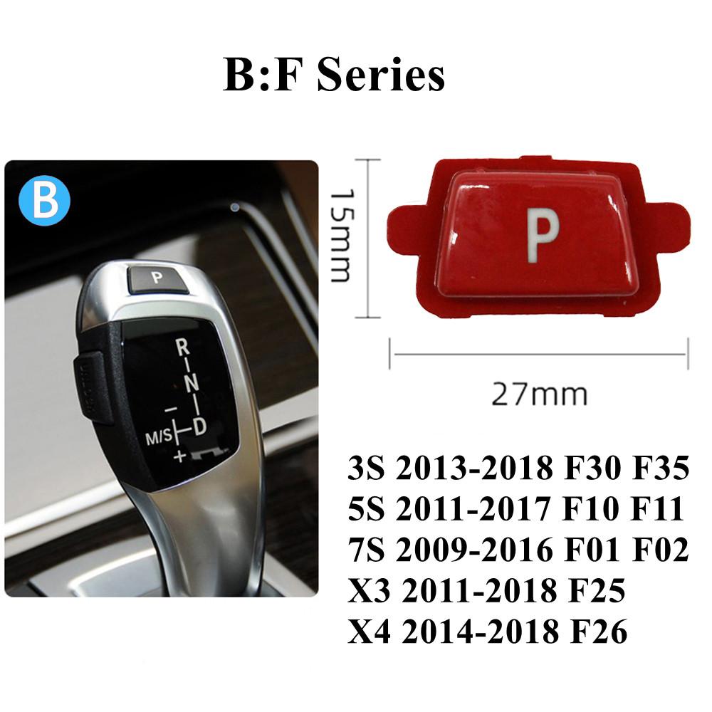 Levier de viteze pentru mașină, comutator de parcare automată, buton, litera P, pentru BMW 3 5 7 X3 X4 X5 X6 Series E90 F30 F10 F01 F25