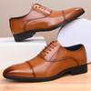 Men's Shoes Black Leather Formal Shoes for Men Oxfords Male Wedding Party Office Business Shoe Man Zapatos De Hombre Plus Size