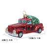 Hand-blown Glass Christmas Truck Decorations, Christmas Tree Ornaments, Hanging Ornaments, Trucks/cars
