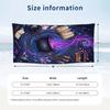 Witchcraft Theme Beach Towel Personalized Custom Name & Text Soft Quick Dry Beach Towel for Swimming Travel