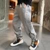 Boys Winter Fleece Lined Harem Pants Thick Warm Casual Sweatpants For Big Kids