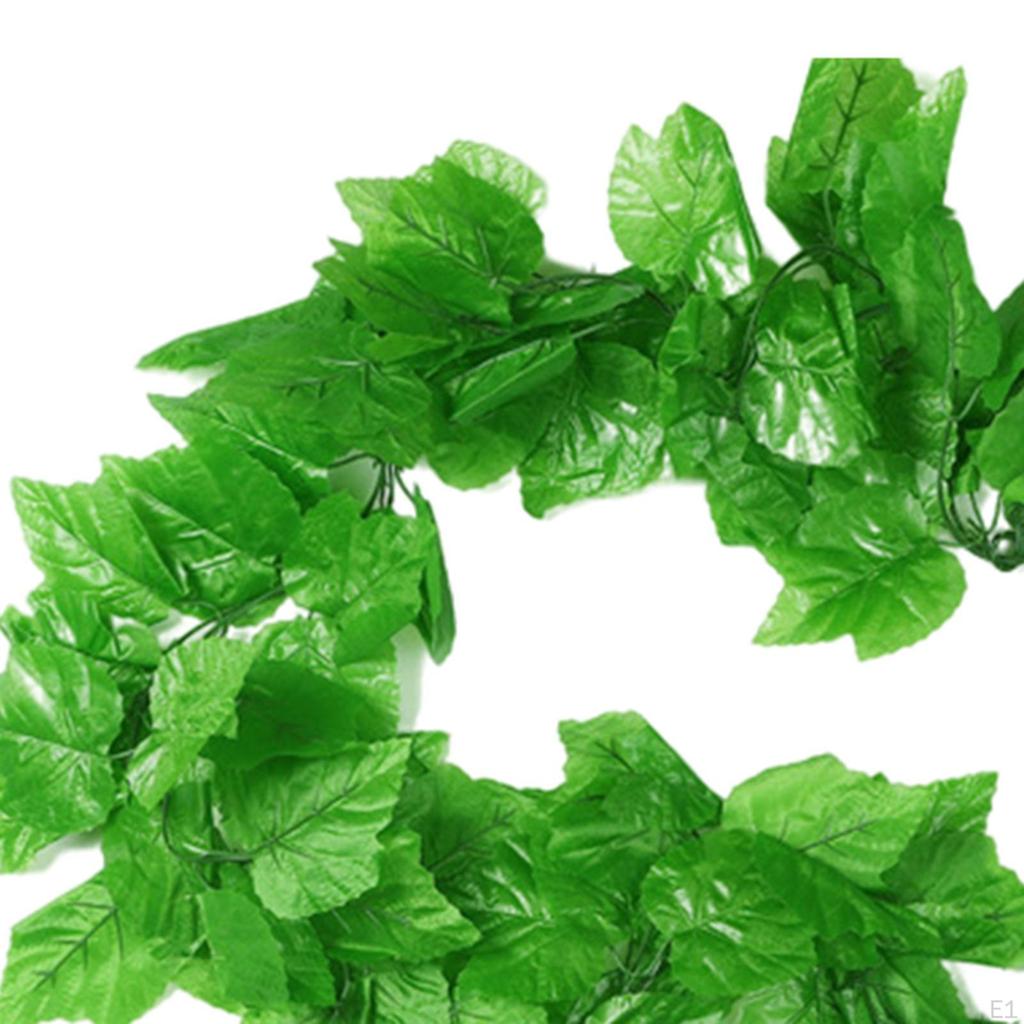 Vines Simulation Rattan Leaves Branches Artificial Hanging for Garden Decor