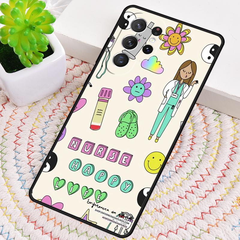 Medicine Nurse Doctor Dentist Silicone Phone Case For Samsung Galaxy note 10 pro S26 S25 S24 S23 S22 S21 Plus Ultra Capa Cover