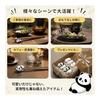 Panda Polar Bear Chopstick Rests, 6-Piece Set, Cute & Stylish Ceramic Animal Tableware