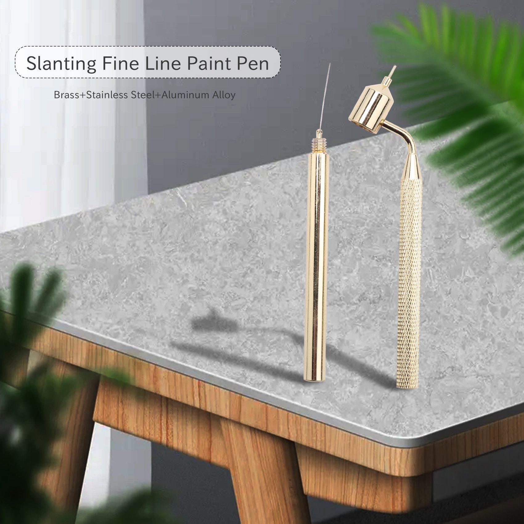 

Косая ручка для рисования с тонкими линиями, прецизионная краска для прессования для ремонта сколов и царапин, художественные принадлежности 0,5 мм