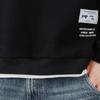 Spring New Men's Pullover Round Neck Printed Contrast Long-Sleeved Fake Two-Piece Sweaters